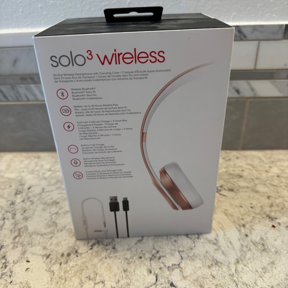 EMPTY BOX Beats Solo 3 wireless headphones  special edition BOX ONLY - Picture 4 of 7